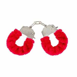 Fantasy Beginner's Furry Cuffs in Red STKBDSM-006