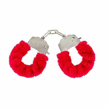 Fantasy Beginner's Furry Cuffs in Red STKBDSM-006