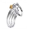 Stainless Steel Iron Wire Male Chastity Lock STKBDSM-011