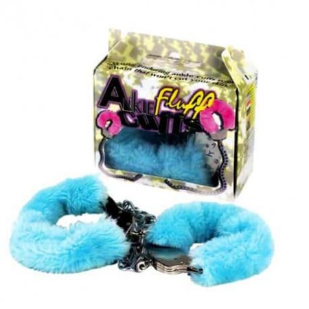 Ankle Fluff Cuffs with Keys BDSM-015