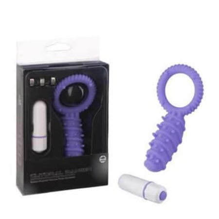 Clitoral Banger Spikes Premium Cockring With Bullet STKPR-007