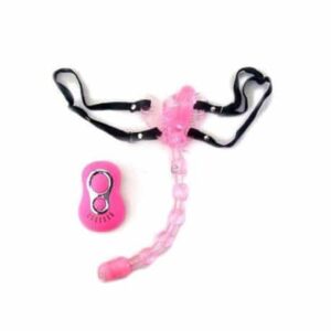WEARABLE BUTTERFLY WHIP ANAL VAGINA STIMULATOR STKSOD-008